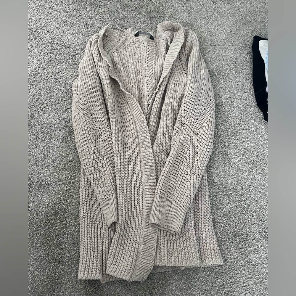 Chenille cardigan size small